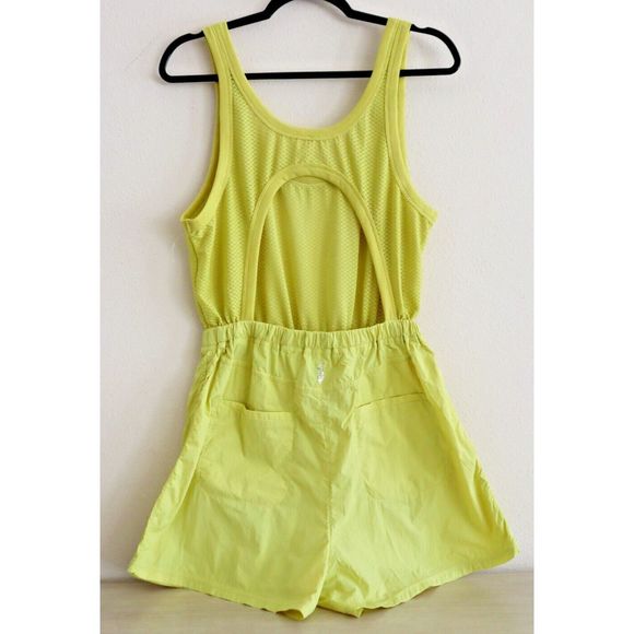 Free People Movement OB1633197 Women's Sz M Green Pacific Coast Hike Romper - Picture 2 of 8